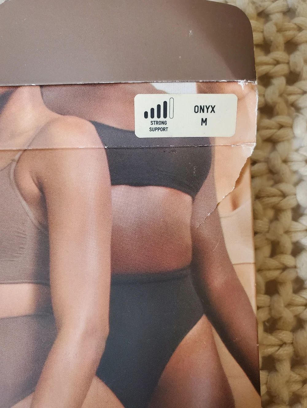 Skims Core Control High Waist Brief Onyx Medium Shapewear Feminine